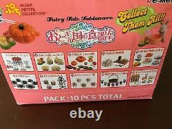 RE-MENT Rare Full Set of 10 Fairy Tale Tableware, 16 Barbie kitchen food mini