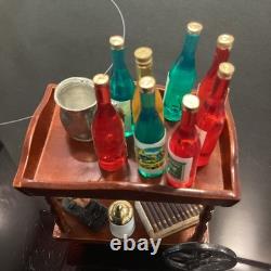 REUTTER Dolls House Gentleman's Drink Cart Serving Trolley Miniature Furniture