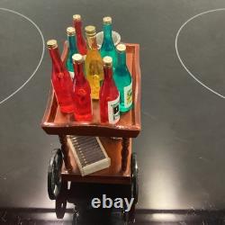 REUTTER Dolls House Gentleman's Drink Cart Serving Trolley Miniature Furniture