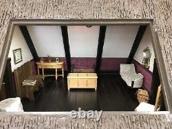 ROBERT STUBBS TUDOR DOLLS HOUSE, FURNISHED, 1/12th Scale