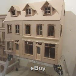 Radcliff Double Shop Victorian Dolls House in Kit 112 scale