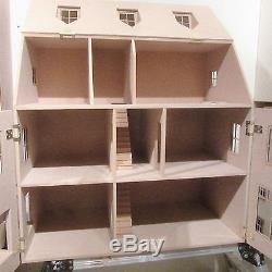 Radcliff Double Shop Victorian Dolls House in Kit 112 scale