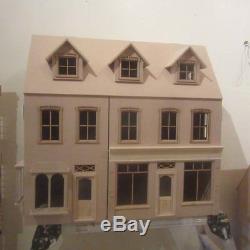 Radcliff Double Shop Victorian Dolls House in Kit 112 scale