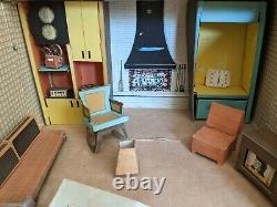 Rare 1963 Tammy Dream Cardboard Doll House Ideal Toy 9308 USA Almost Complete