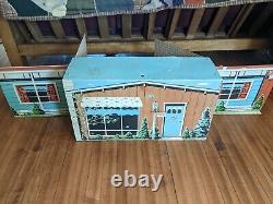Rare 1963 Tammy Dream Cardboard Doll House Ideal Toy 9308 USA Almost Complete