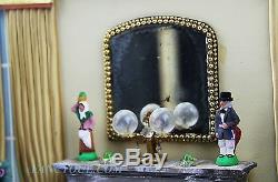 Rare Antique Narcissa Thorne Diorama Victorian Room Children Dog Cat Mirror Book