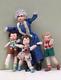 Rare & Collectable Vintage Tomac Miniature Dolls House Dolls X 4 Like Grecon