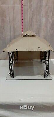 Rare Miniature Gazebo Pergola Salesman Sample Barbie Doll House Dollhouse