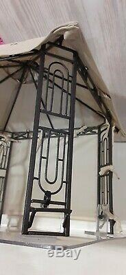 Rare Miniature Gazebo Pergola Salesman Sample Barbie Doll House Dollhouse