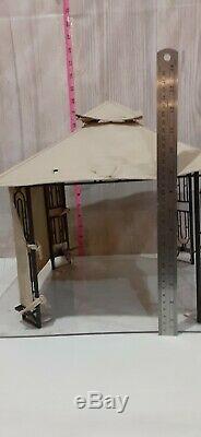 Rare Miniature Gazebo Pergola Salesman Sample Barbie Doll House Dollhouse