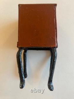 Rare RED Westacre vintage dolls house hand made cabinet