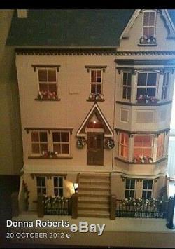 Rare Sid Cooke Large Dolls House With Furniture Basement And Table