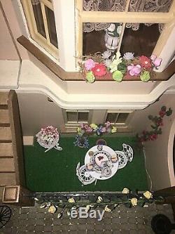 Rare Sid Cooke Large Dolls House With Furniture Basement And Table