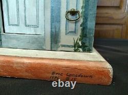 Rare Signed Eric Lansdown Dollhouse #15 Cabinet 112 Scale, One Of A Kind Big