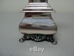 Rare Vintage Dutch. 833 Silver Miniature Doll House Grandfather Clock