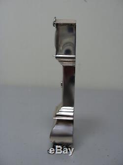 Rare Vintage Dutch. 833 Silver Miniature Doll House Grandfather Clock