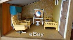 Rare Vintage Lundby 4 Floor Dolls house Joblot Bundle Furniture Boxed Dolls +++