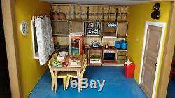 Rare Vintage Lundby 4 Floor Dolls house Joblot Bundle Furniture Boxed Dolls +++