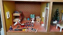 Rare Vintage Lundby 4 Floor Dolls house Joblot Bundle Furniture Boxed Dolls +++