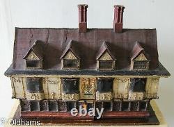 Rare Wooden Dolls House The Sparrow House, Ipswich F Tibbenham c1930