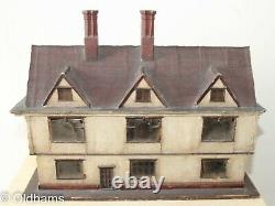 Rare Wooden Dolls House The Sparrow House, Ipswich F Tibbenham c1930