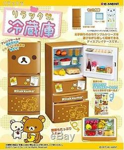 Re-Ment Rilakkuma Refrigerator miniature figure set Japan Import
