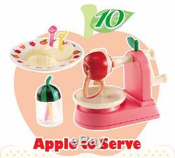 Re-ment Full Set of 10 FRUIT WAVE DESSERT BARBIE SZ MINIATURE FOOD VHTF RARE