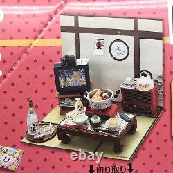 Re-ment Retro Sealed BOX Of 8 Complete Set Miniature Doll House Barbie Takara