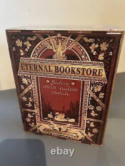 Ready Made Book Nook Miniature Dollhouse Eternal Bookstore Kit Gift UK Stock