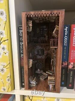 Ready Made Book Nook Miniature Dollhouse Eternal Bookstore Kit Gift UK Stock