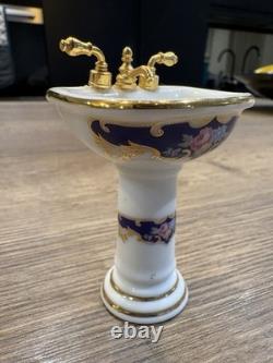 Reutter Dolls House Miniature 112 Porcelain Bathroom Set
