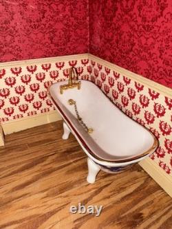 Reutter Dolls House Miniature 112 Porcelain Bathroom Set