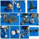 Reutter Dolls House Miniatures Xmas Tree, Fire Fan, Toilet Roll Holder. X 18