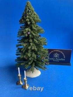 Reutter Dolls House Miniatures Xmas Tree, Fire Fan, Toilet Roll Holder. X 18