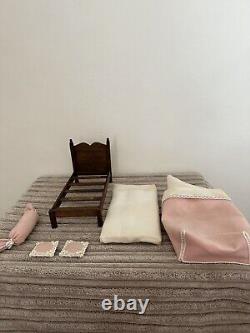 Reverie Miniatures Vintage, Handmade Doll House Bedroom Set