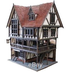 Rochester Hall Unique OOAK Handcrafted Tudor Dolls House By Kevin Jackson