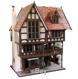 Rochester Hall Unique OOAK Handcrafted Tudor Dolls House By Kevin Jackson