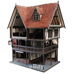 Rochester Hall Unique OOAK Handcrafted Tudor Dolls House By Kevin Jackson