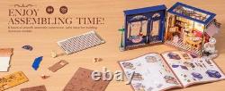 Rolife Leisure Time Tea Room DIY Miniature House Kit Wooden Dollhouse LED Copy