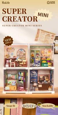 Rolife Super Create MINI Series Plastic DIY Miniature House Kit Adult Teens Gift