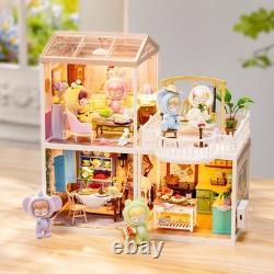 Rolife Super Creator LED DIY Plastic Miniature House with Furniture Teens Gift