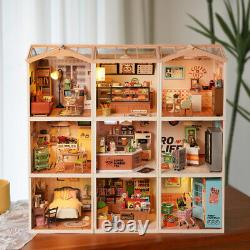 Rolife Super Store Kits Plastic Building Toys for Xmas Gifts DIY Miniature House