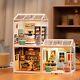 Rolife3 Styles Led Plastic Diy Miniature Doll House Kits For Teens/adults Gifts