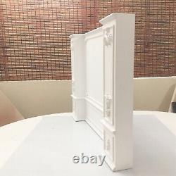Room Box Diorama 1/6 Scale Artist Made Wall Panel With Wainscoting