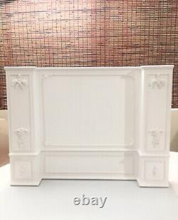 Room Box Diorama 1/6 Scale Artist Made Wall Panel With Wainscoting