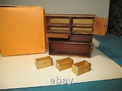 SHAKER WORKS WEST Signed Ken Byers CABINET 63-A Wood Doll House Miniature 3437