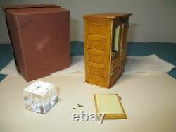SHAKER WORKS WEST Signed Ken Byers ICE BOX Wood Doll House Miniature 3438