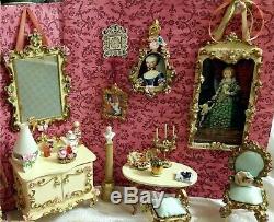 SOLD RESERVED ON HOLD Spielwaren Doll Furniture Picture Frame Baroque Dollhouse