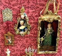 SOLD RESERVED ON HOLD Spielwaren Doll Furniture Picture Frame Baroque Dollhouse