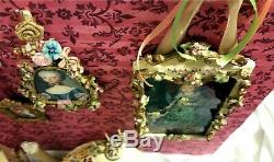 SOLD RESERVED ON HOLD Spielwaren Doll Furniture Picture Frame Baroque Dollhouse